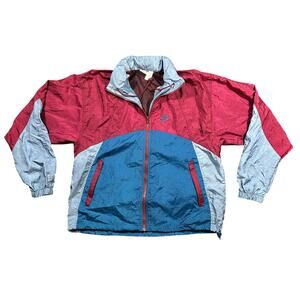 Vintage 90s Nike Women’s Full Zip Windbreaker Jacket Lightweight Workout